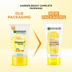 Garnier Vitamin C Gel Face Wash for Brighter Skin Gently Cleanses Skin & Removes impurities view 2