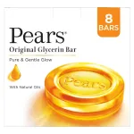 Pears Pure & Gentle Soap Bar Paraben-Free Body Soaps for Soft Skin - Pack of 8 view 9