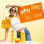 Aqualogica Born To Glow Kit - Body wash , hydra gel & sunscreen with sling bag & charms view 4