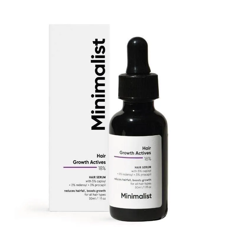 Minimalist Hair Growth Actives 18% Hair Serum