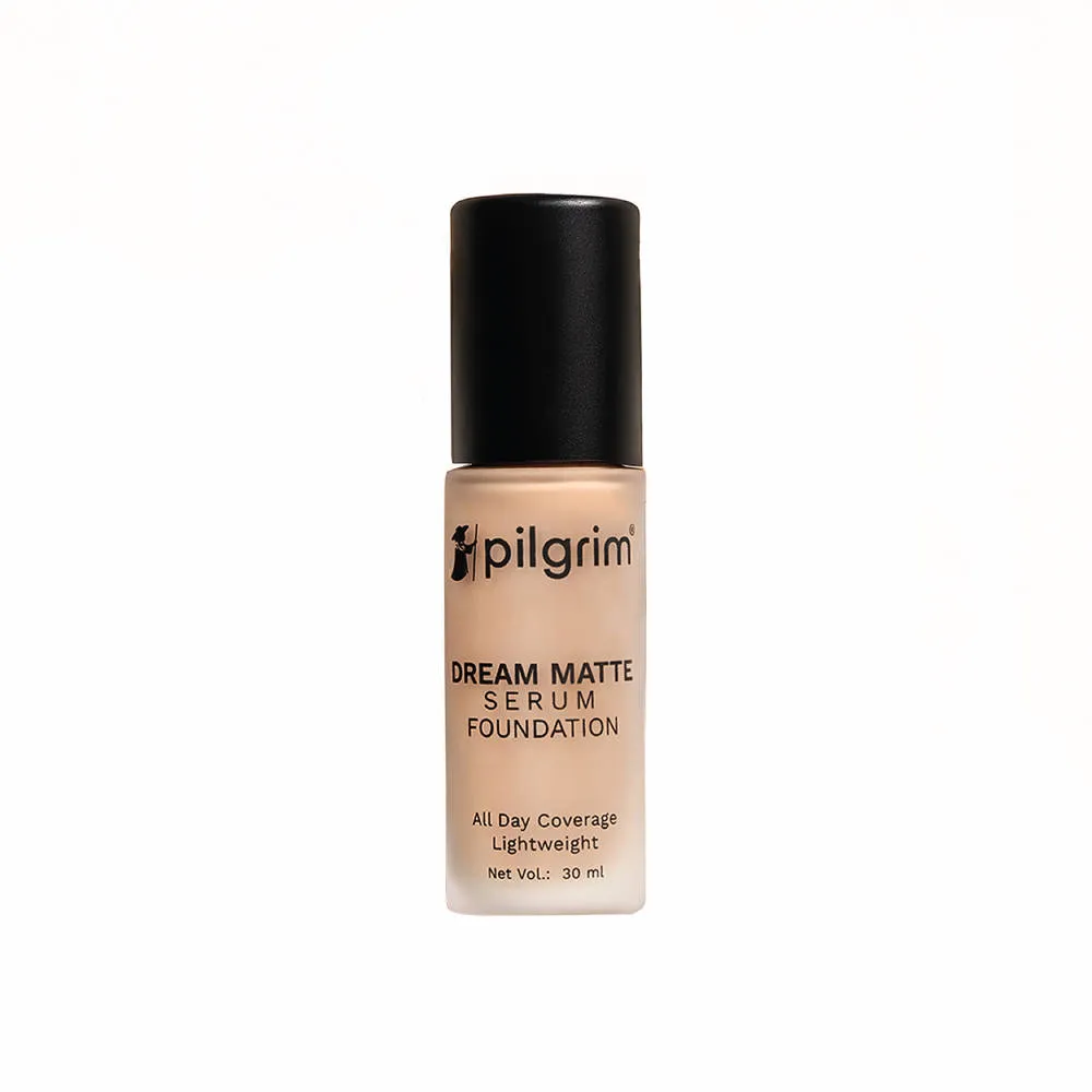 Pilgrim Dream Matte Serum Foundation Hydra-Light Finish with Hyaluronic Acid