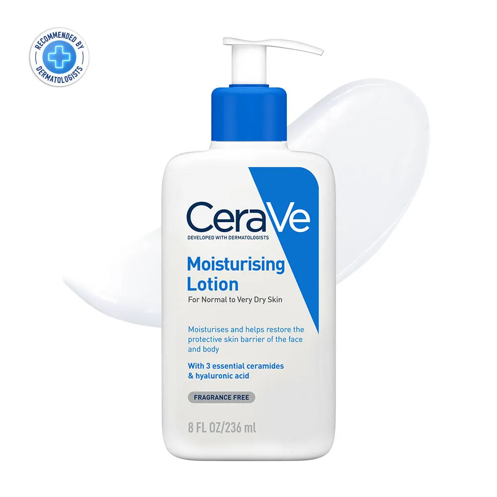 CeraVe Moisturizing Body Lotion for Normal to Dry skin with Ceramides, Dermatologist recommended
