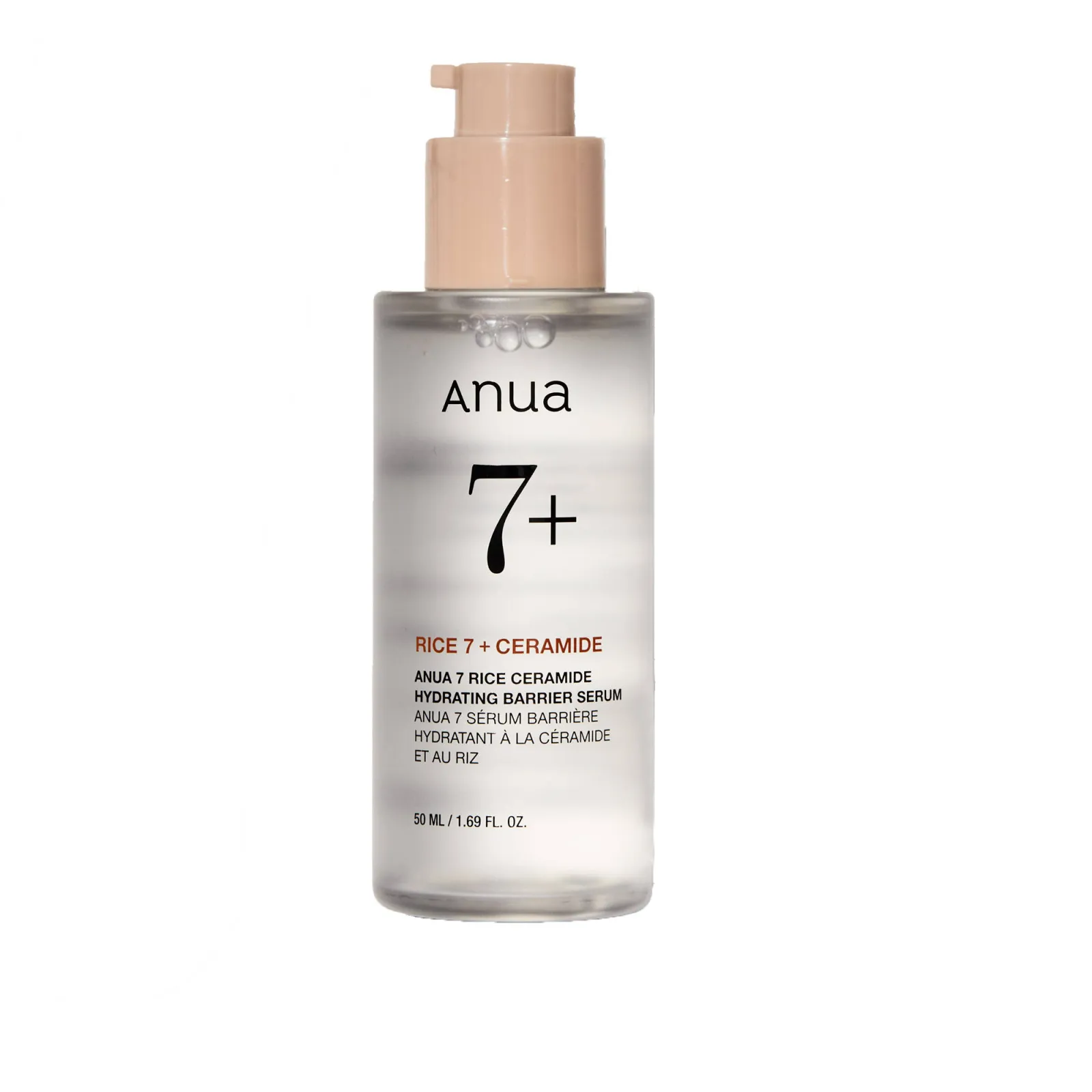 Anua 7 Rice Ceramide Hydrating Barrier Serum with Ceramide & Hyaluronic Acid For Korean Glass Skin