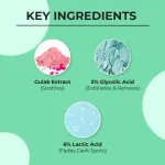 Dr. Sheth's Gulab & Glycolic Acid Body Peel for Glow I Exfoliating, Brightening & Tan Removal | 100g view 3