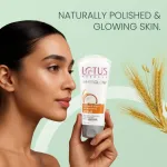 Lotus Herbals WhiteGlow Skin Brightening Oatmeal & Yogurt Face Scrub | All Skin Types view 4