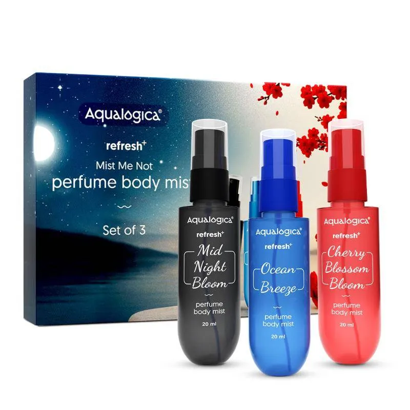Aqualogica Refresh + Mist Me Not Perfume Body Mist - Set Of 3