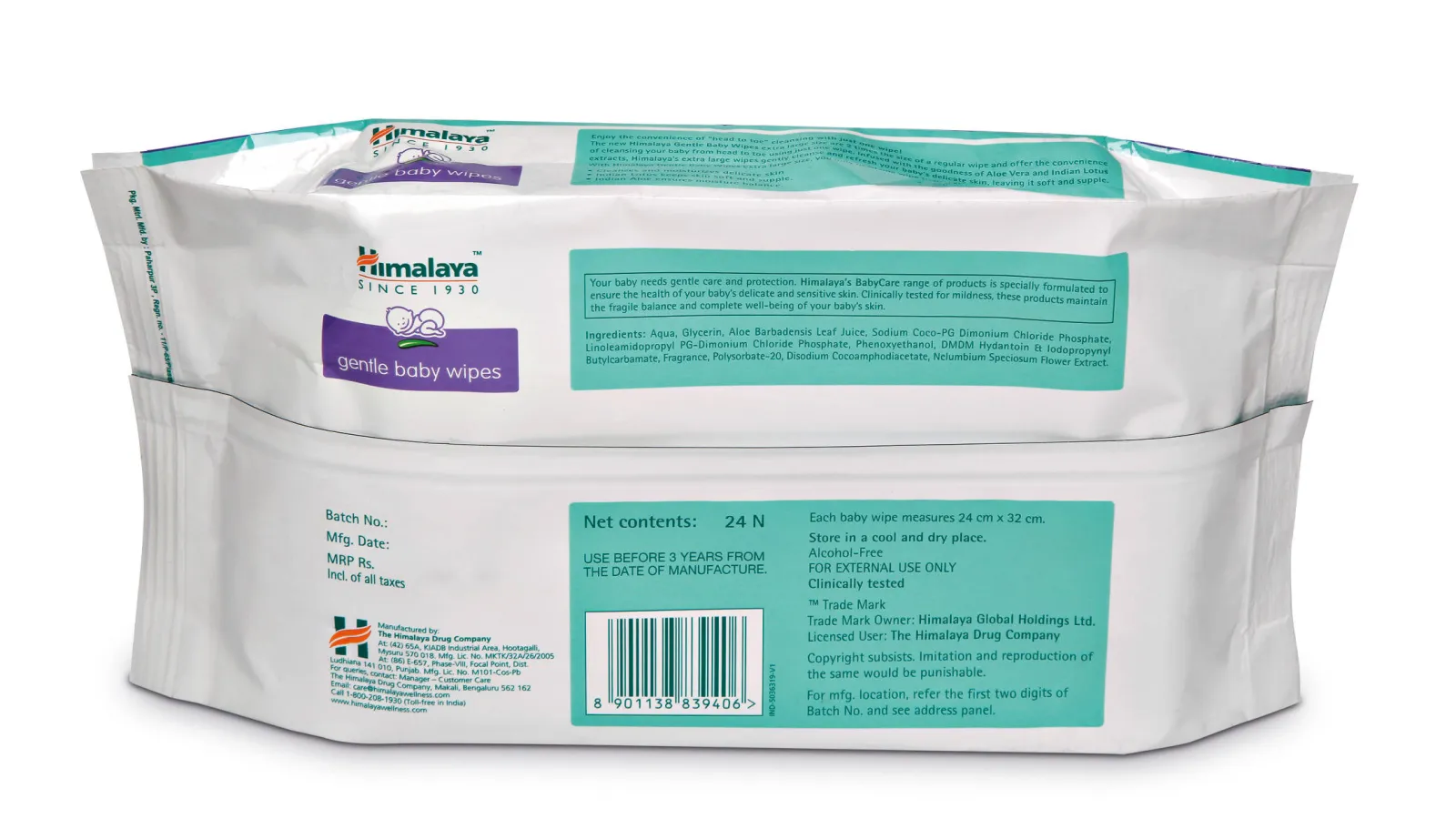 Himalaya Gentle Baby Wipes