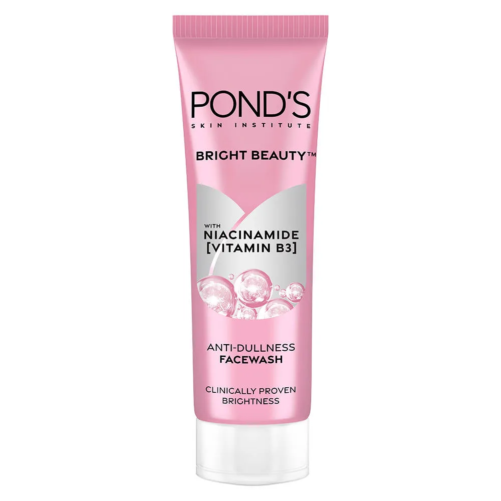 Pond's Ponds Bright Beauty Facewash with Niacinamide, For Glass Skin-like Shine