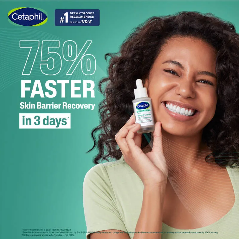 Cetaphil Soothing & Comforting CICA Restoring Serum with Allantoin Soothes Skin