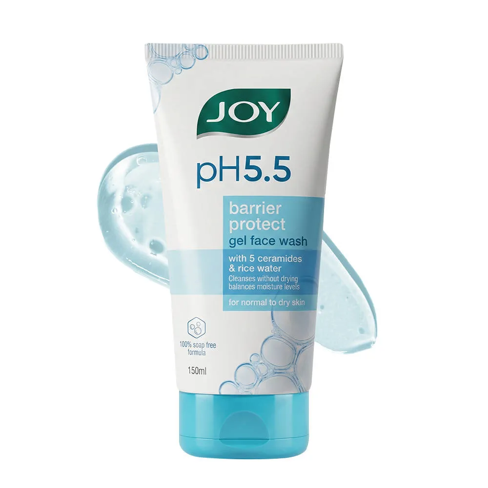 Joy pH 5.5 Gel Face Wash with 5 ceramides &rice water