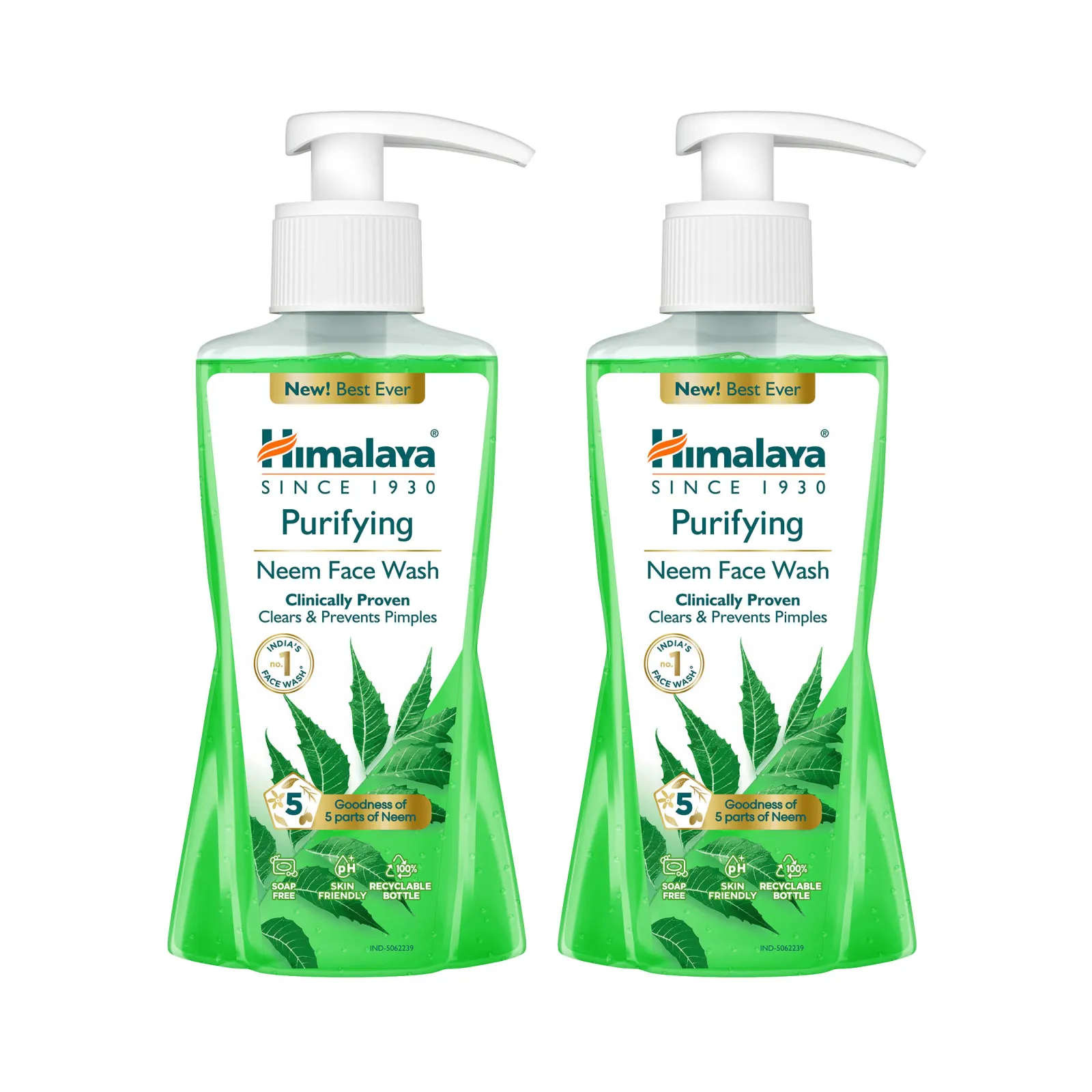 Himalaya Purifying Neem Face Wash - Pack of 2