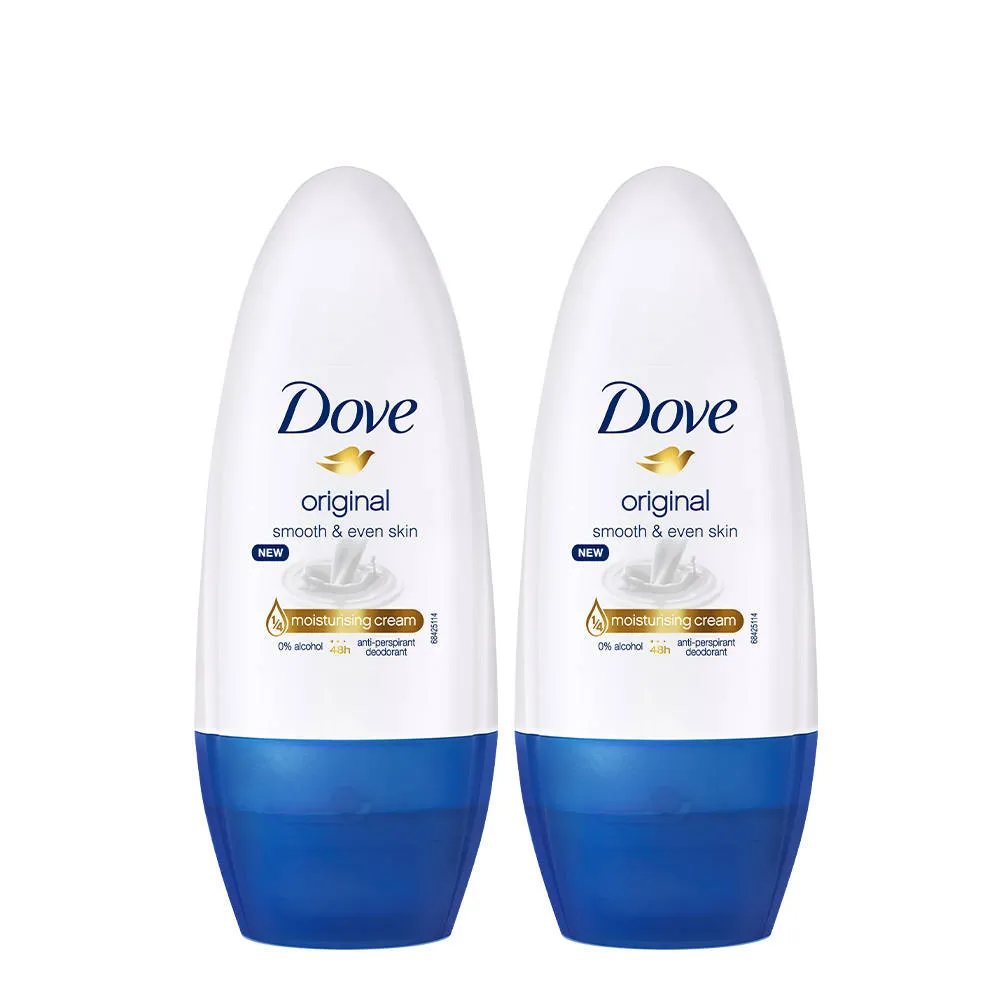 Dove Original Deodorant Roll On Pack Of 2