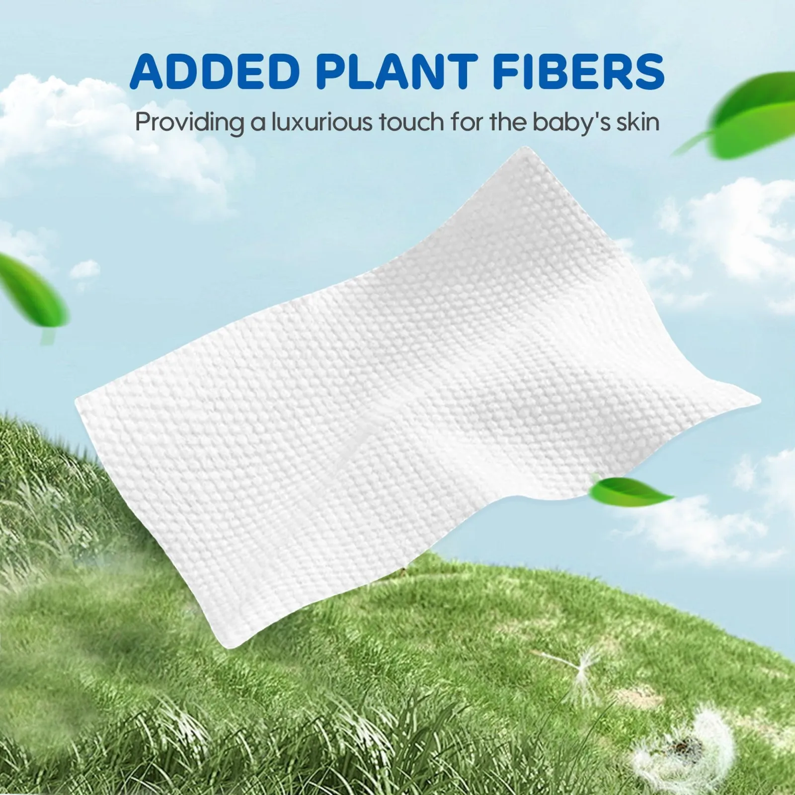 Aiwibi Gentle Soft Tea Tree Oil Baby Wipes 90pcs