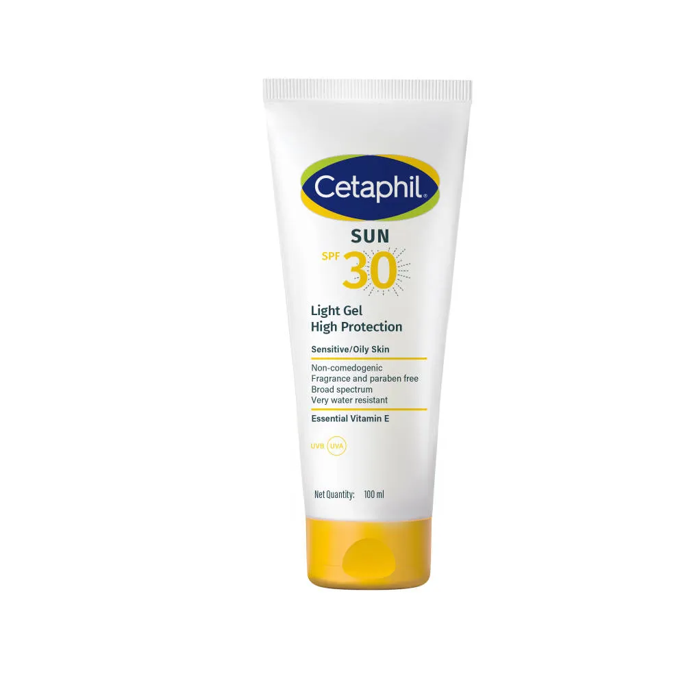 Cetaphil Sun SPF 30 Light Gel With Vitamin E Water & Sweat Resistant Sun Protection