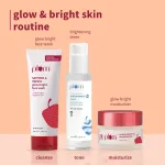Plum CTM Combo - Saffron & Papaya Face Wash, Niacinamide Toner view 2