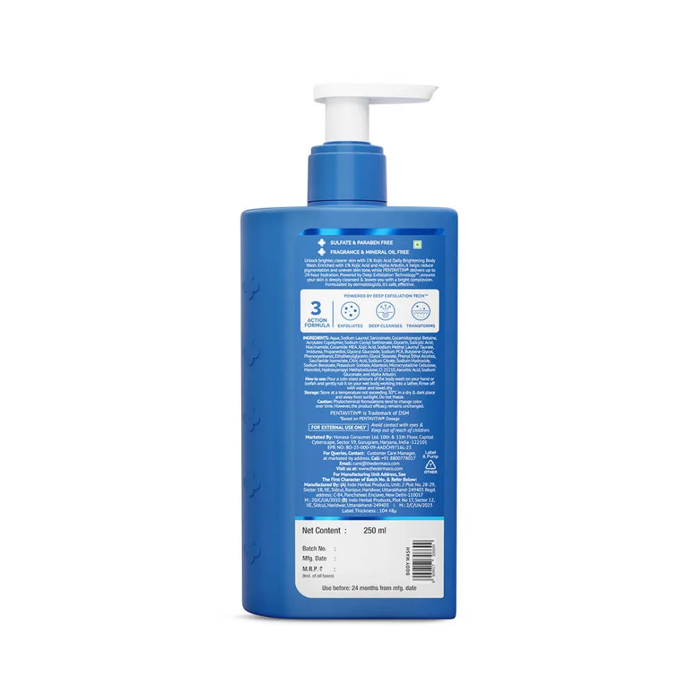 The Derma Co 1% Kojic Acid Daily Brightening Body Wash