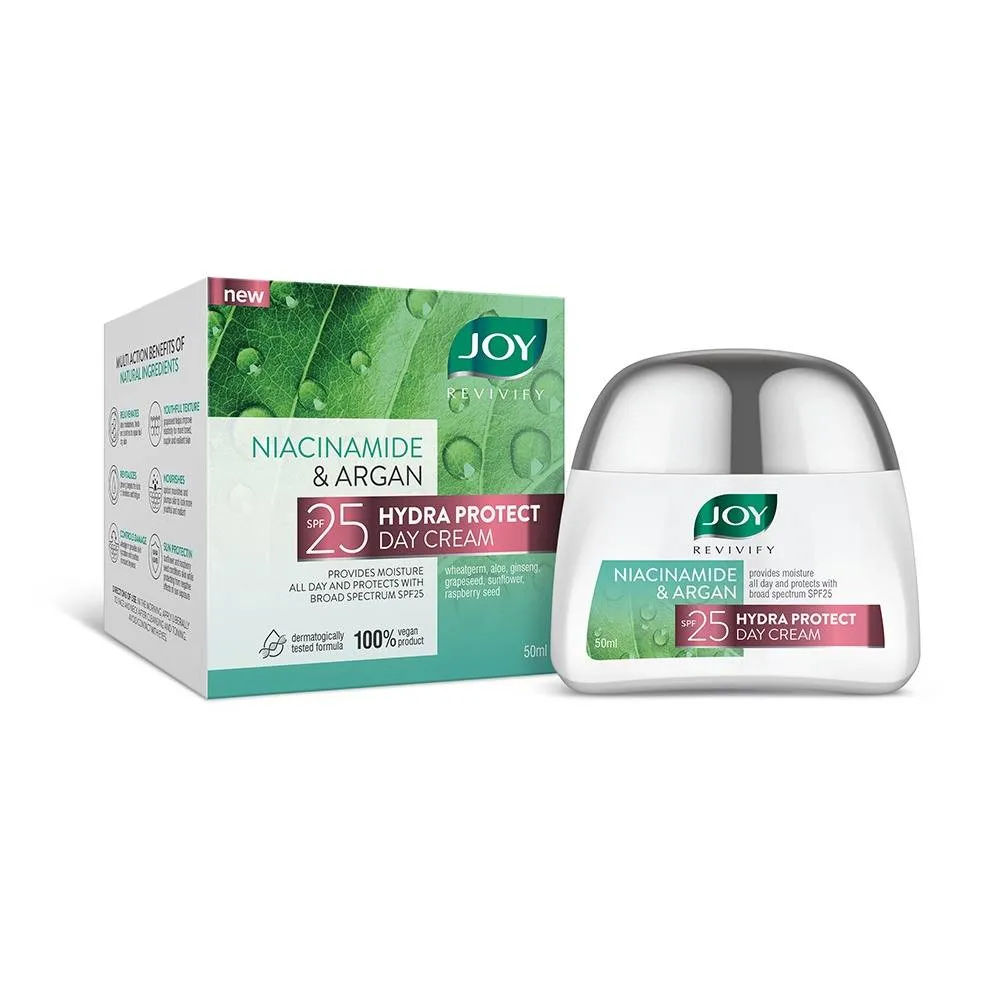 Joy Revivify Niacinamide & Argan SPF 25 Hydra Protect Day Cream