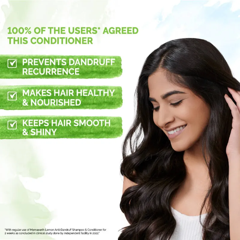 Mamaearth Lemon Anti Dandruff Conditioner With Lemon & Ginger For Soft & Smooth Hair