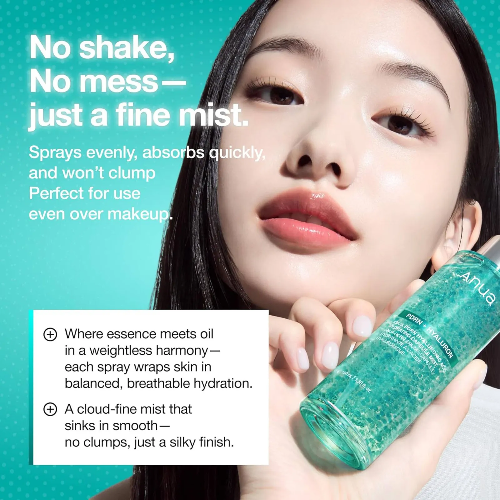 Anua Pdrn Hyaluronic Acid Hydrating Capsule Mist