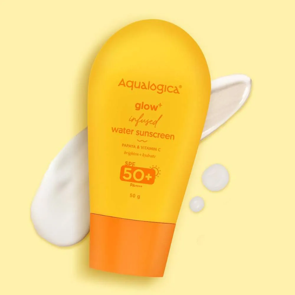 Aqualogica Glow+ Infused Water Sunscreen SPF 50+ PA++++