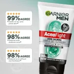 Garnier Men Acno Fight Gentle Cleanser Facewash For Acne-Prone, Sensitive Male Skin view 5