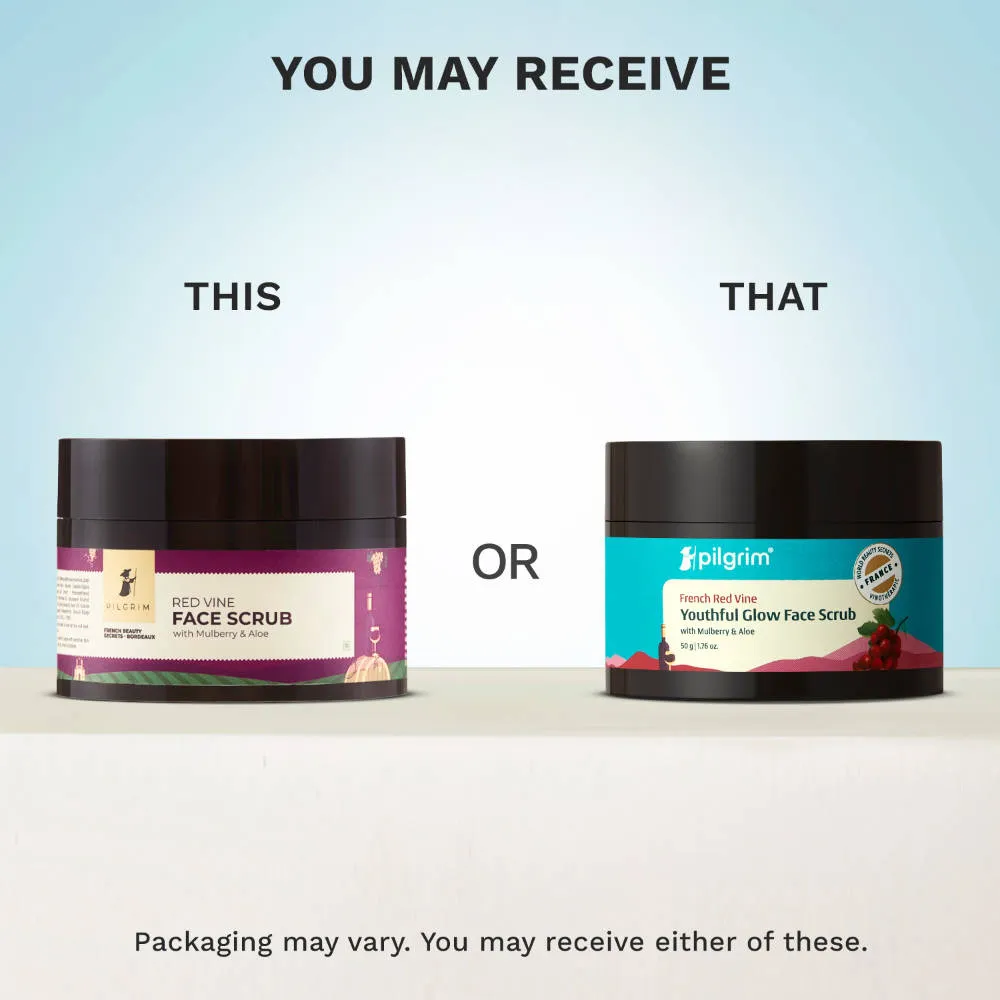 Pilgrim Red Vine Face Scrub with Mulberry & Aloe
