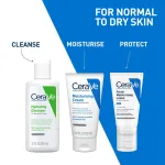 CeraVe Hydrating Cleanser Non-Foaming Face Wash for Dry Skin with Ceramides & Hyaluronic Acid view 2