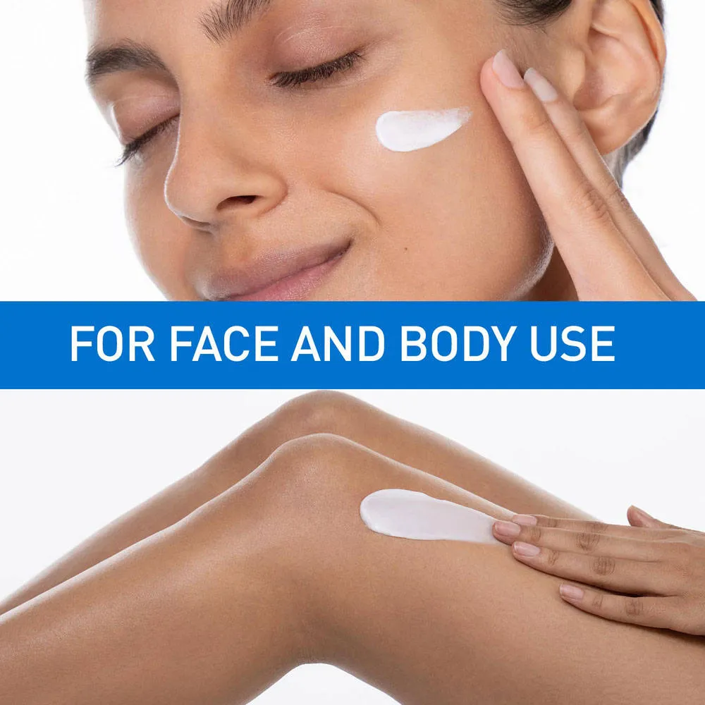 CeraVe Moisturizer Cream For Dry Skin With Ceramides & Hyaluronic Acid For Barrier Repair