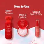 Aqualogica Refresh+ Cherry Blossom Perfume Body Wash, Mist & Gel Moisturizer Gift Set view 7