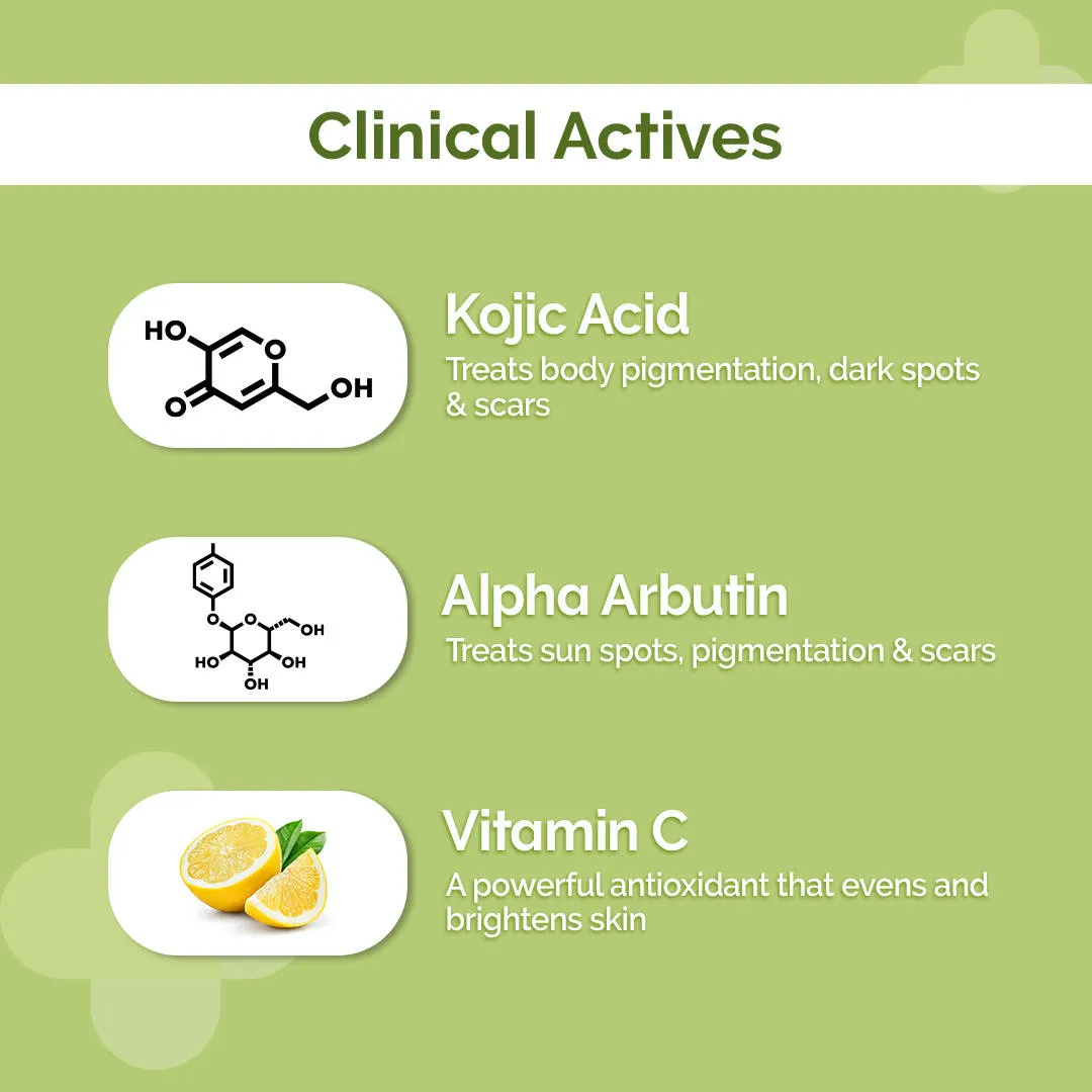 The Derma Co 1% Kojic Acid Body Lotion for Daily Glow and Skin Radiance