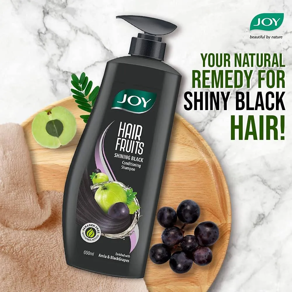 Joy Hair Fruits Shining Black Conditioning Shampoo