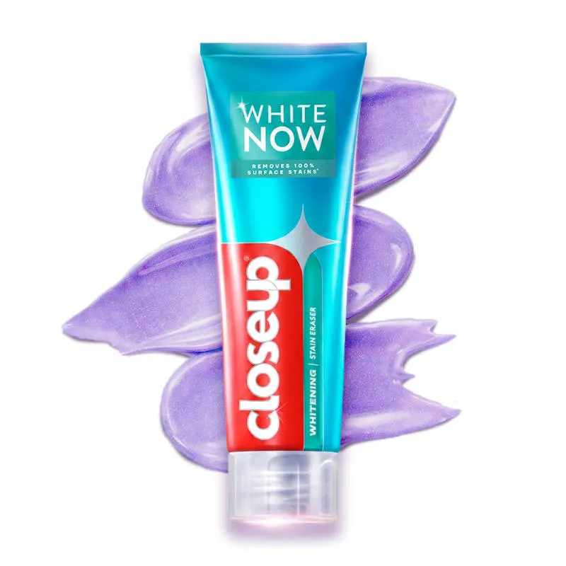 Close Up Closeup White Now Stain Eraser Toothpaste