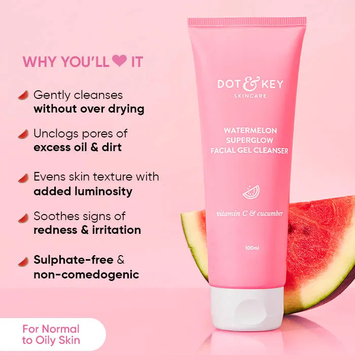 Dot & Key Watermelon Superglow Gel Face Wash- Pack of 2