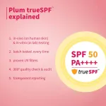 Plum Squalane & Vitamin E Dewy-Bright SPF 50 PA+++ Sunscreen For Normal To Dry Skin Type, New UV Filters view 2