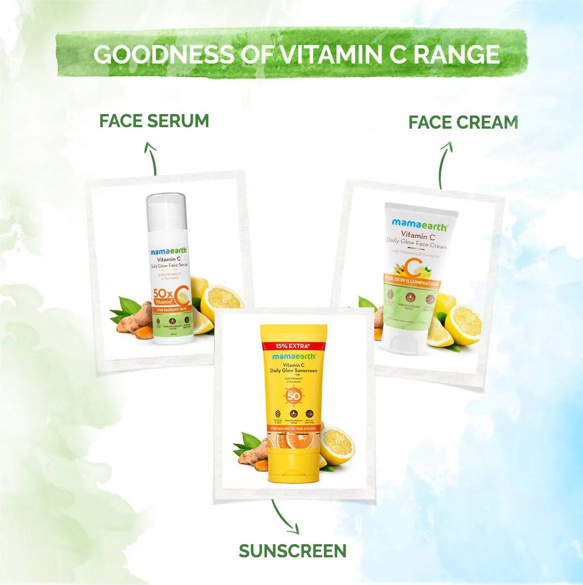 Mamaearth Vitamin C Daily Glow Sunscreen SPF 50 PA++++