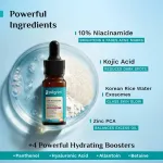 Pilgrim 10% Niacinamide with Kojic Acid & Korean Rice Water Face Serum Glass Skin Glow Pack of 2 view 2