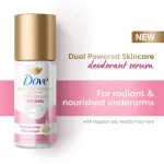 Dove Radiant+Care Roll On Deodorant Serum With 3% Niacinamide & 10X Collagen view 4