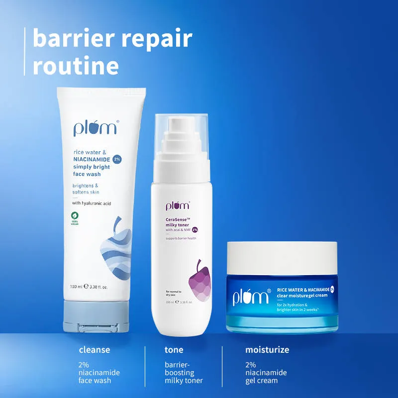 Plum 3-step Routine for Dry Skin