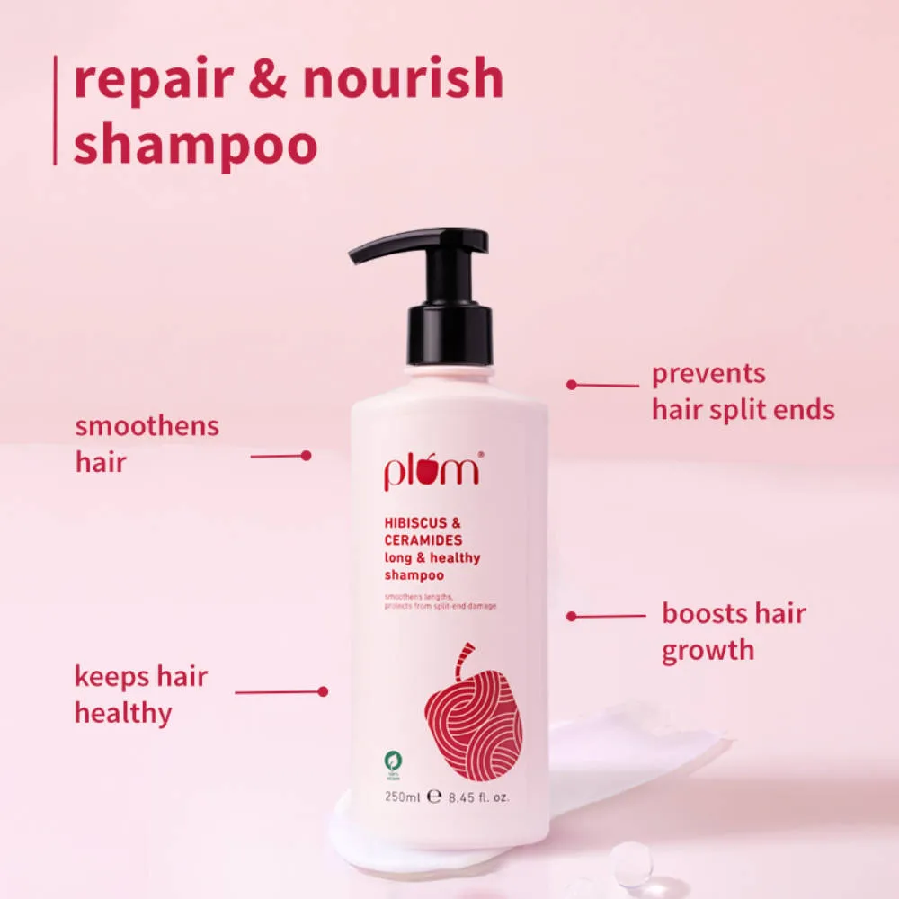 Plum Hibsicus & Ceramides Shampoo and Conditioner Duo Combo