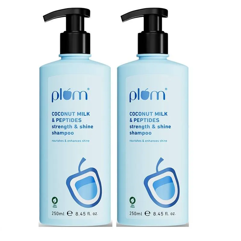 Plum Coconut Milk & Peptides Shampoo - Pack of 2