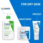 CeraVe Hydrating Cleanser Non-Foaming Face Wash for Dry Skin with Ceramides, Dermatologist Recommend view 36