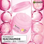 Garnier Fresh & Plump Niacinamide Sorbet Moisturizer, 4.5% Niacinamide Peptide BHA Vitamin C view 3