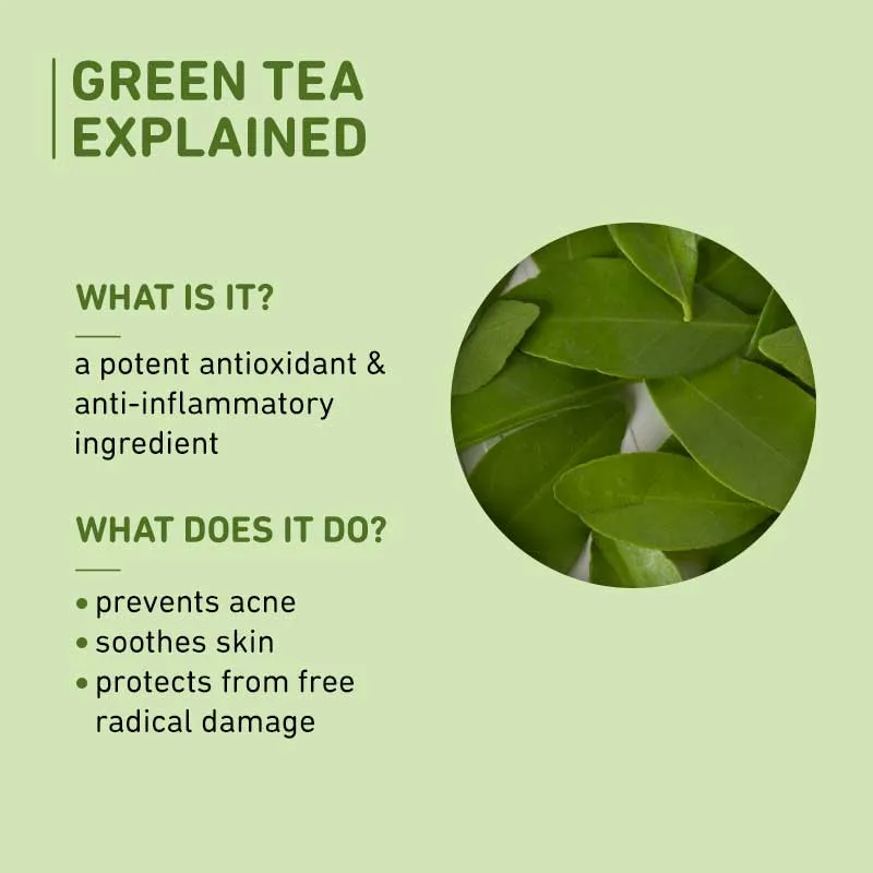 Plum Green Tea Revitalizing Spray Face Mist With Glycolic Acid & Aloe Vera - Hydrates & Refreshes