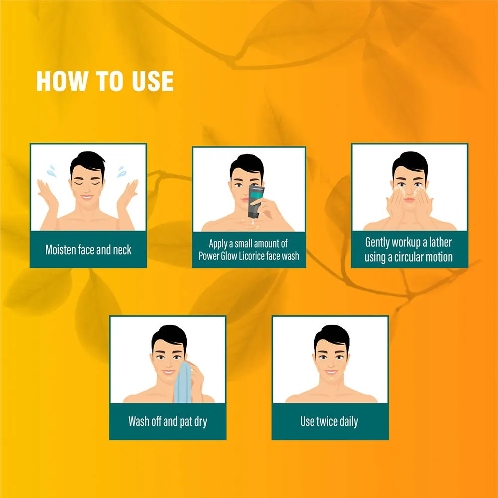 Himalaya Men Power Glow Licorice Face Wash