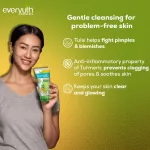 Everyuth Naturals Tulsi Turmeric Face Wash - Anti Acne, Anti Marks, Paraben Free view 2