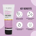 Dr. Sheth's Ceramide & Vitamin C Brightening Face Wash |Cleanses, Hydrates, Reduces Dark Spots 100ml view 2