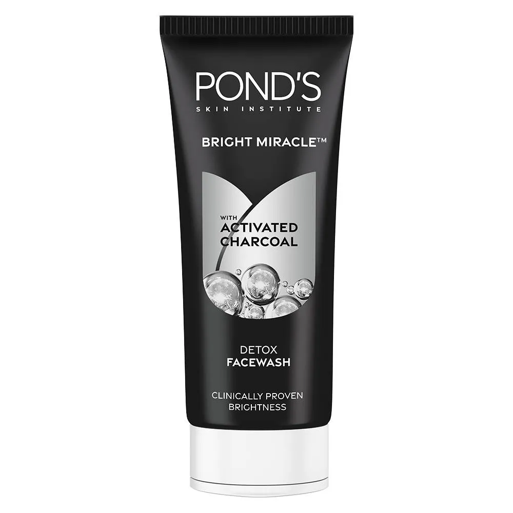 Pond's Ponds Pure Detox Anti-Pollution Purity Face Wash With Activated Charcoal