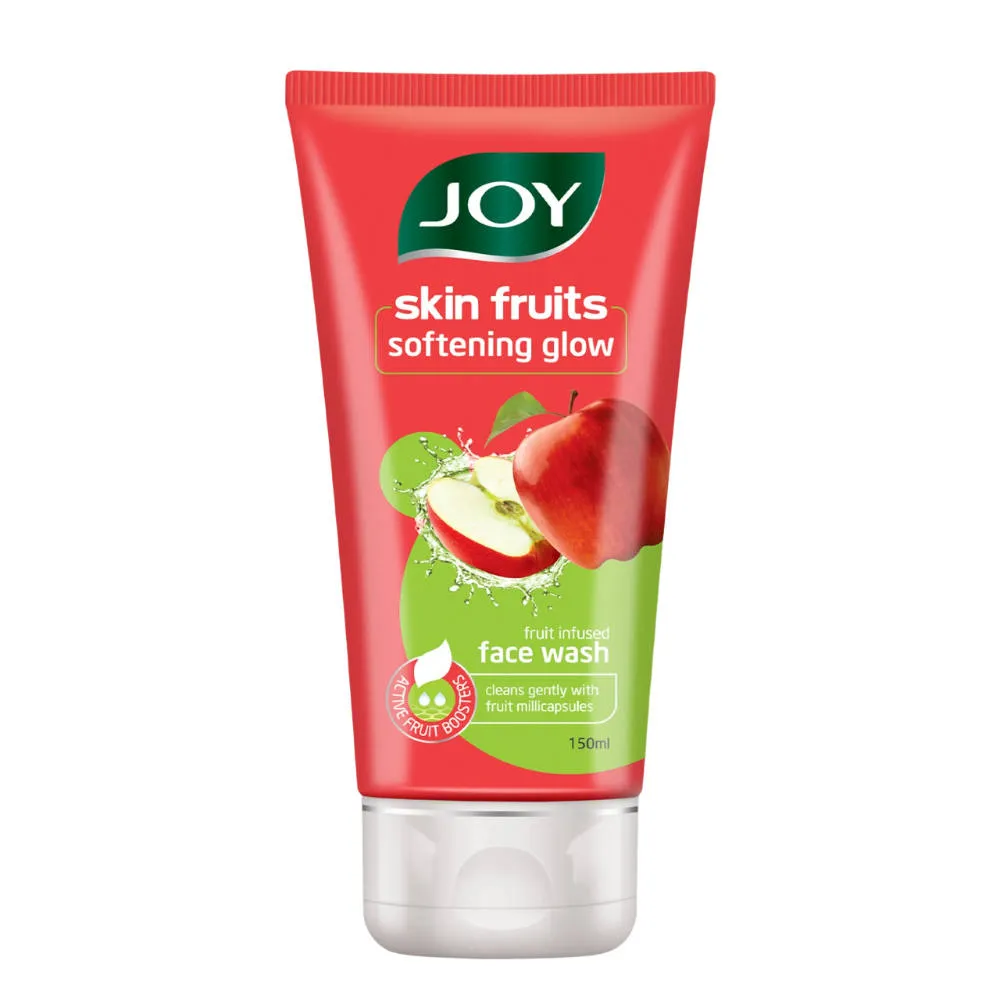Joy Apple Face Wash For Skin Softening, Dead Skin Removal & Exfoliation