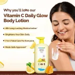 Mamaearth Vitamin C Daily Glow Body Lotion With Vitamin C & Honey For Skin Brightening view 4