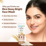 Mamaearth Rice Face Wash With Rice Water & Niacinamide for Glass Skin view 2